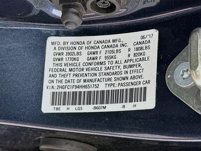 used 2017 Honda Civic car, priced at $15,397