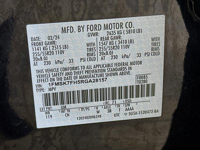 used 2024 Ford Explorer car, priced at $28,297