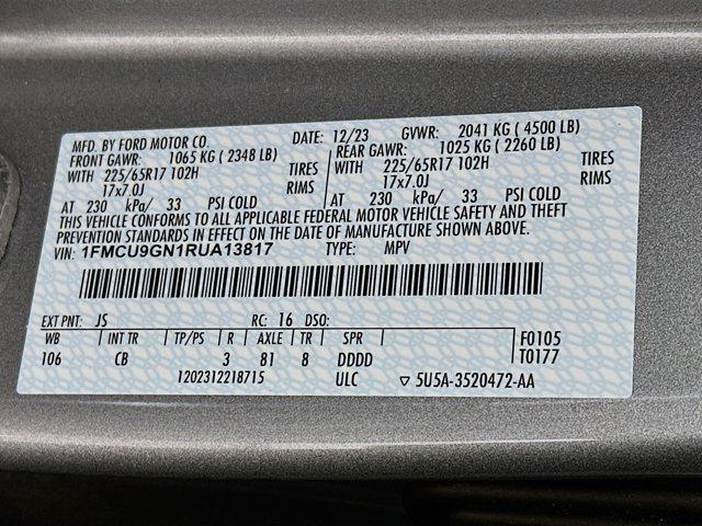 used 2024 Ford Escape car, priced at $23,187