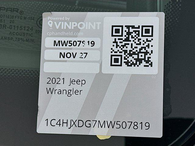 used 2021 Jeep Wrangler Unlimited car, priced at $26,999