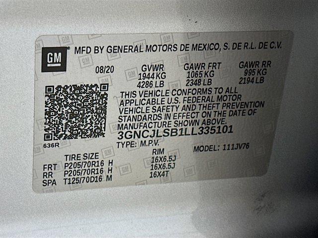 used 2020 Chevrolet Trax car, priced at $11,699