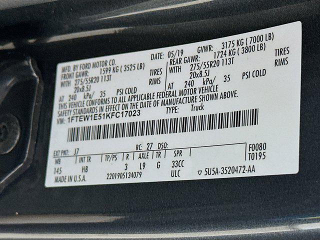 used 2019 Ford F-150 car, priced at $27,497