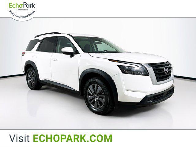 used 2025 Nissan Pathfinder car, priced at $28,497