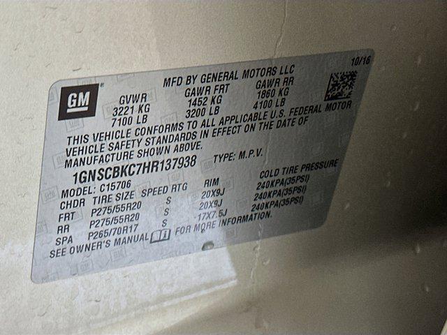 used 2017 Chevrolet Tahoe car, priced at $20,997