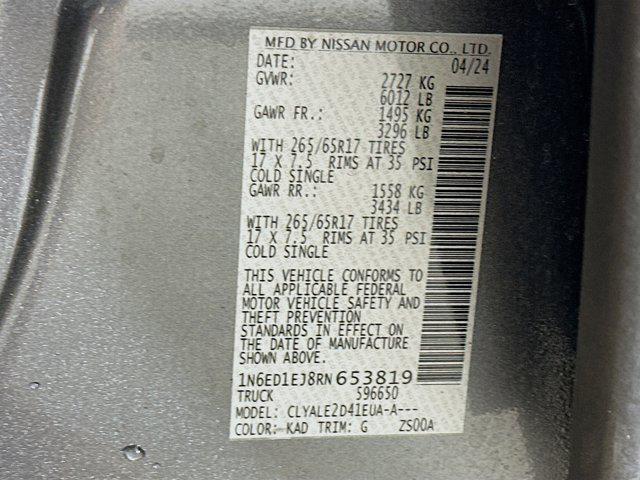 used 2024 Nissan Frontier car, priced at $30,697