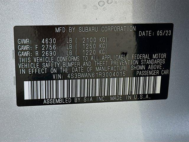 used 2024 Subaru Legacy car, priced at $25,997