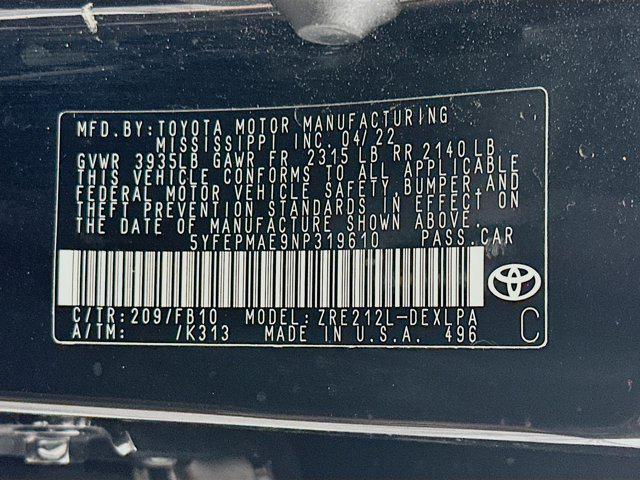 used 2022 Toyota Corolla car, priced at $18,597