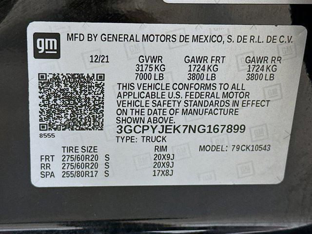 used 2022 Chevrolet Silverado 1500 car, priced at $31,697