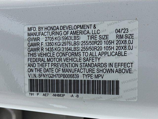 used 2023 Honda Pilot car, priced at $37,297