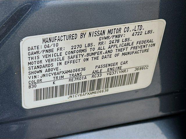 used 2010 INFINITI G37 car, priced at $10,197