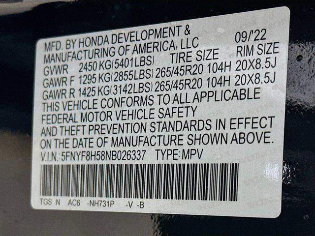 used 2022 Honda Passport car, priced at $28,497