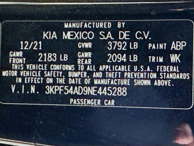 used 2022 Kia Forte car, priced at $18,189