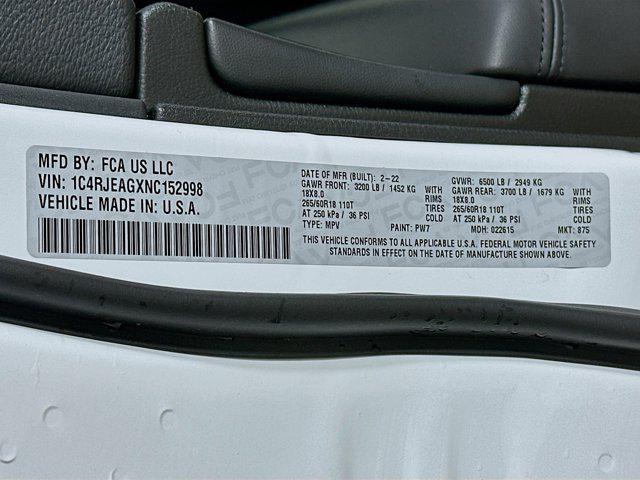 used 2022 Jeep Grand Cherokee car, priced at $24,747