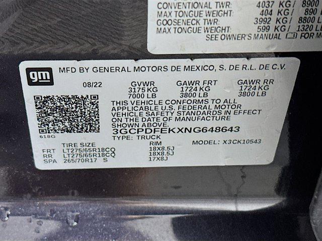 used 2022 Chevrolet Silverado 1500 car, priced at $42,397