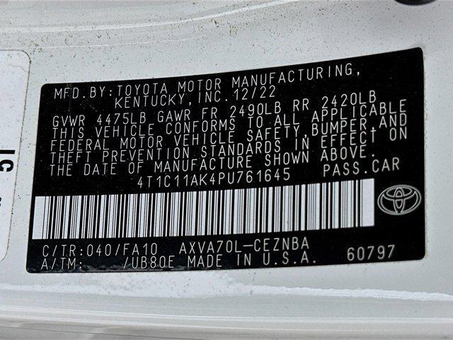 used 2023 Toyota Camry car, priced at $23,597