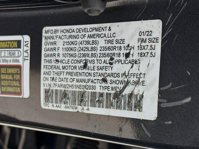 used 2022 Honda CR-V car, priced at $24,697