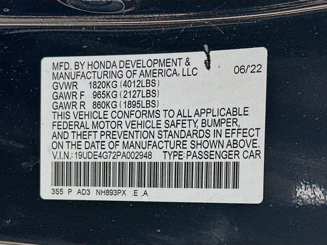 used 2023 Acura Integra car, priced at $26,697