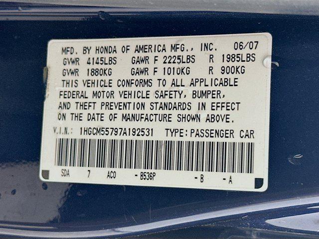 used 2007 Honda Accord car, priced at $7,797