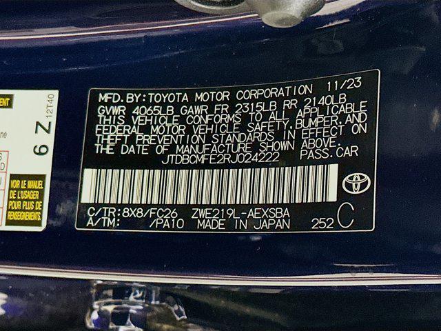 used 2024 Toyota Corolla Hybrid car, priced at $24,597