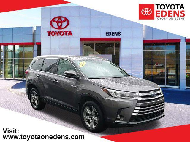 used 2019 Toyota Highlander Hybrid car, priced at $28,490