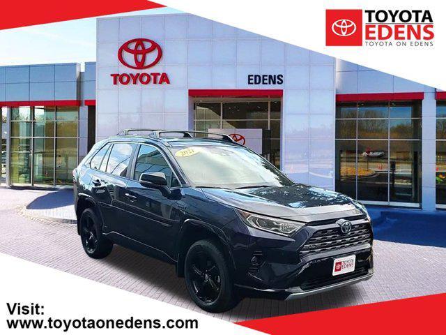 used 2021 Toyota RAV4 Hybrid car, priced at $30,990