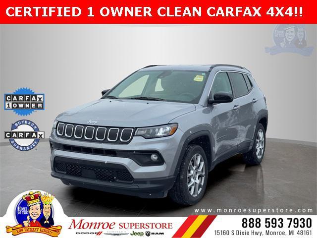 used 2022 Jeep Compass car, priced at $21,800