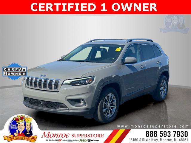 used 2021 Jeep Cherokee car, priced at $21,498