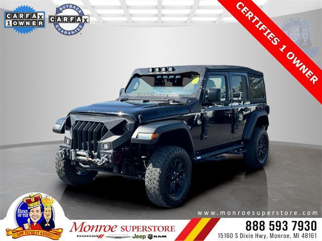 used 2021 Jeep Wrangler Unlimited car, priced at $29,458