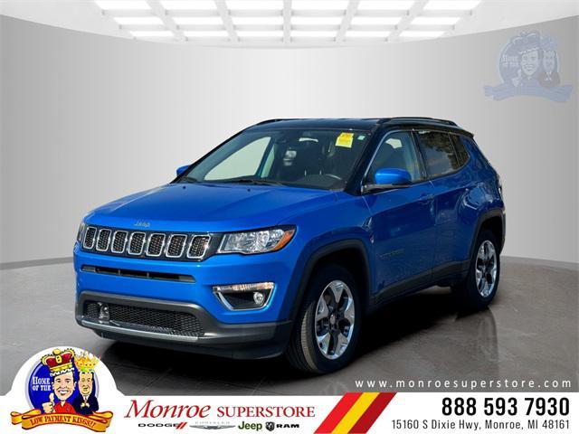 used 2021 Jeep Compass car, priced at $21,997