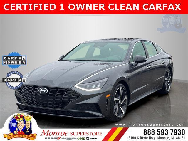 used 2021 Hyundai Sonata car, priced at $20,888