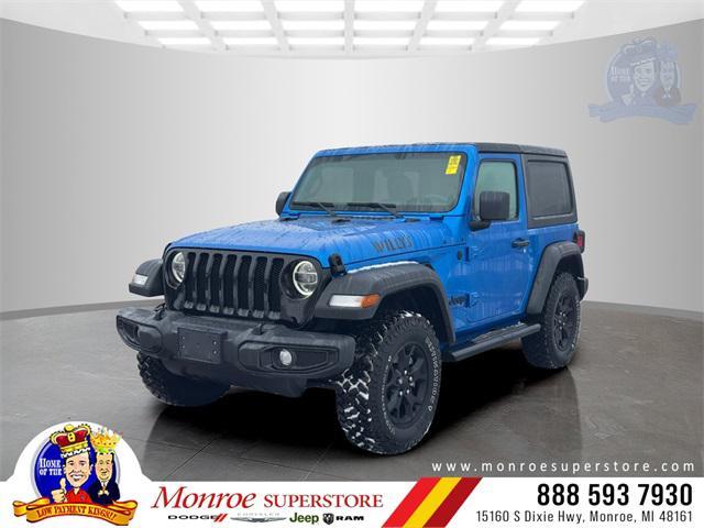 used 2021 Jeep Wrangler car, priced at $31,500