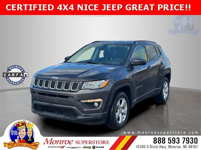 used 2018 Jeep Compass car, priced at $14,000