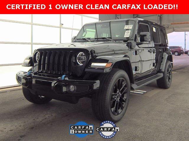 used 2021 Jeep Wrangler Unlimited 4xe car, priced at $30,000