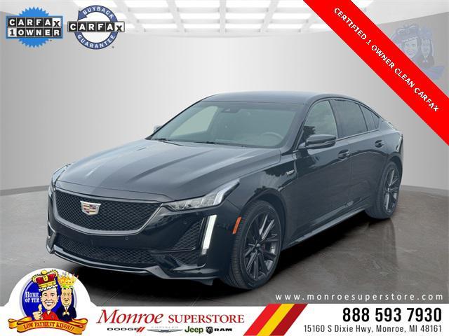 used 2022 Cadillac CT5-V car, priced at $43,998