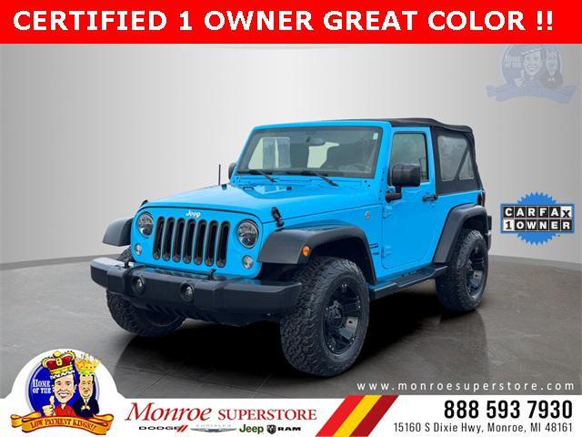 used 2018 Jeep Wrangler JK car, priced at $19,688