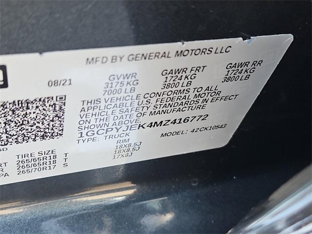 used 2021 Chevrolet Silverado 1500 car, priced at $34,987