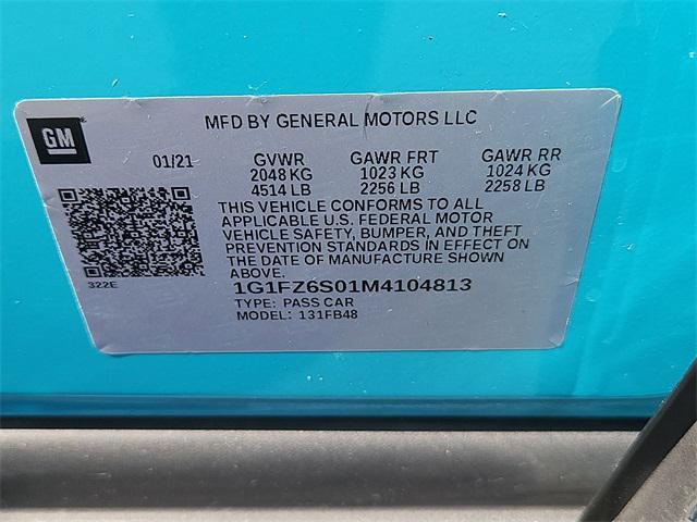 used 2021 Chevrolet Bolt EV car, priced at $17,987