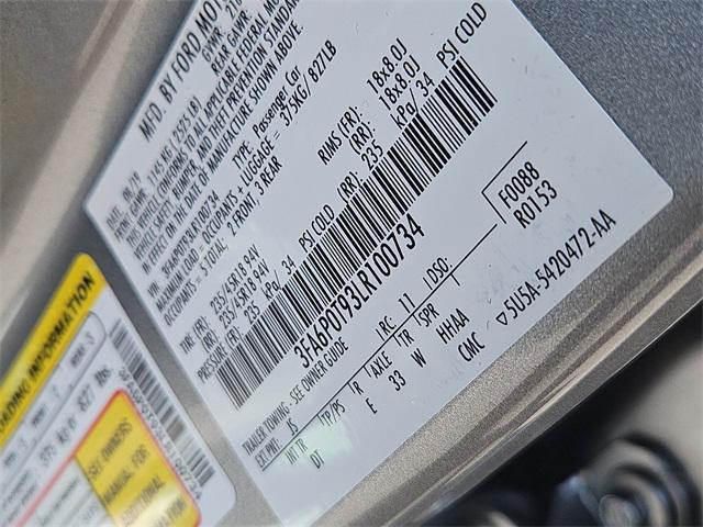 used 2020 Ford Fusion car, priced at $17,987