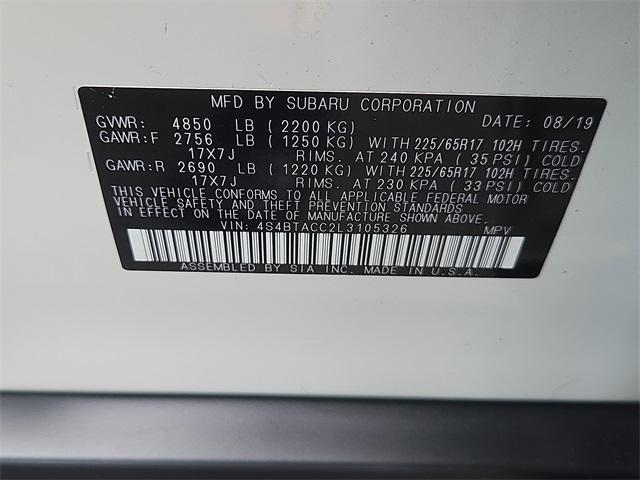 used 2020 Subaru Outback car, priced at $19,987