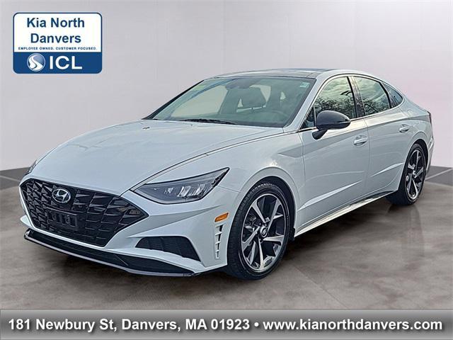 used 2021 Hyundai Sonata car, priced at $21,487