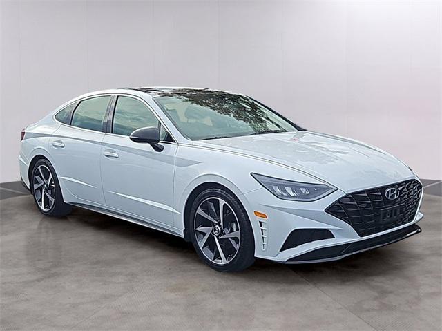 used 2021 Hyundai Sonata car, priced at $20,987