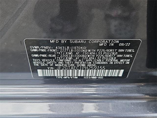 used 2023 Subaru Crosstrek car, priced at $24,987