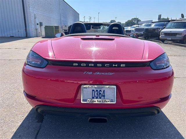 used 2023 Porsche 718 Boxster car, priced at $59,000