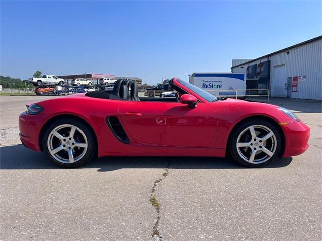 used 2023 Porsche 718 Boxster car, priced at $59,000
