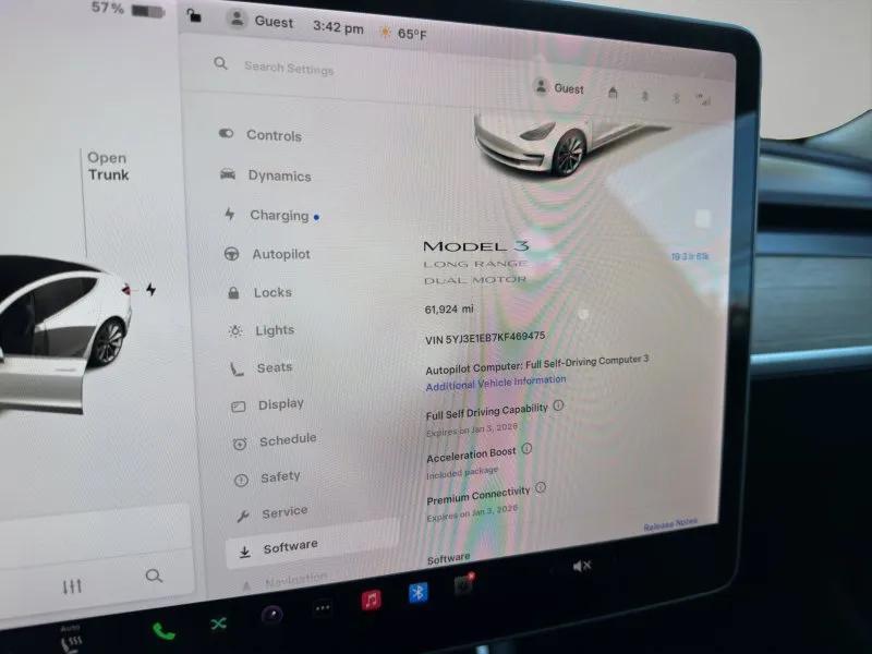 used 2019 Tesla Model 3 car, priced at $19,995