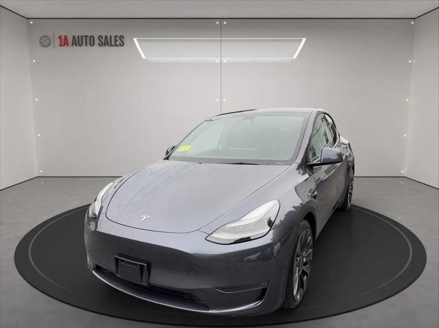 used 2021 Tesla Model Y car, priced at $33,995