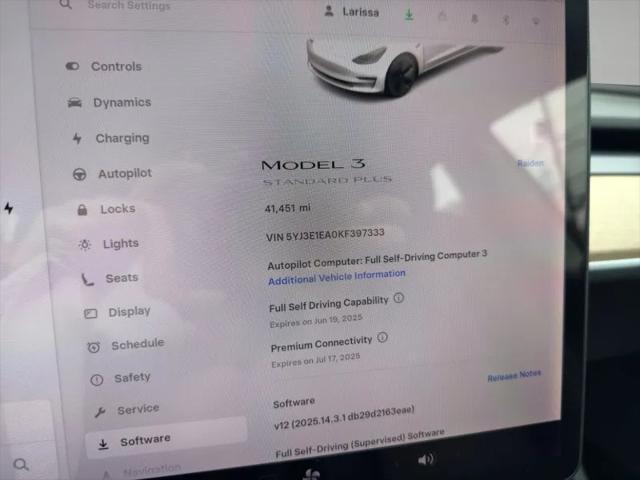 used 2019 Tesla Model 3 car, priced at $17,395