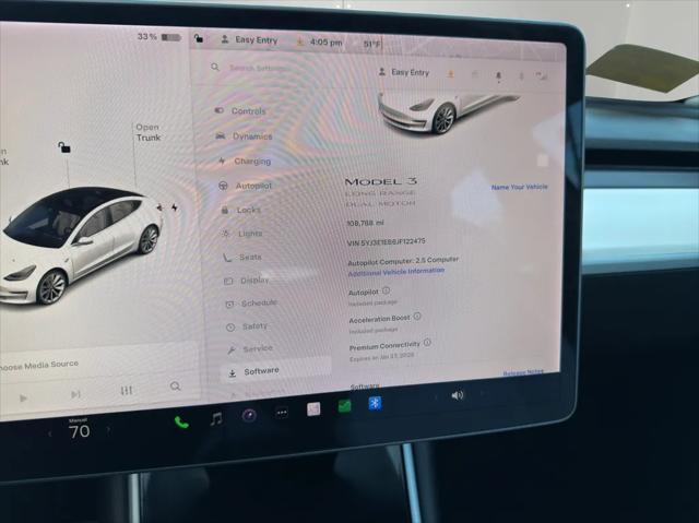 used 2018 Tesla Model 3 car, priced at $19,995