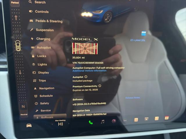 used 2022 Tesla Model X car, priced at $68,995