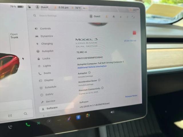 used 2021 Tesla Model 3 car, priced at $17,495